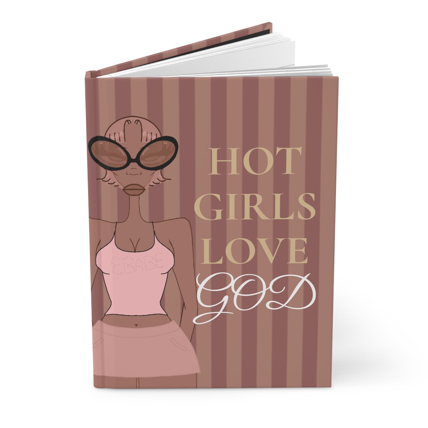Brown Hot Girls Love God Prayer and Idea Journal