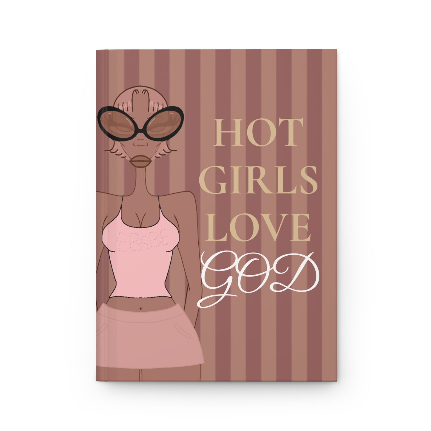 Brown Hot Girls Love God Prayer and Idea Journal