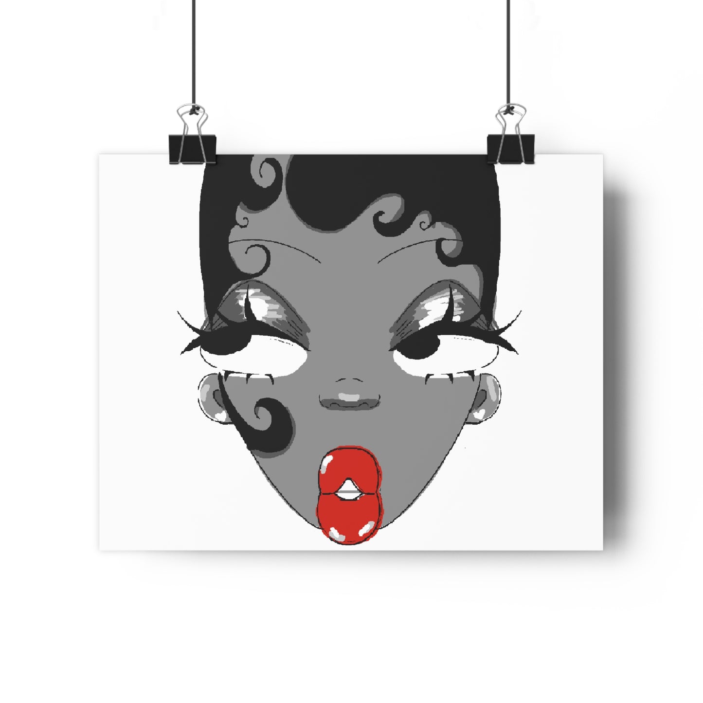 I Am Beautiful Face Print