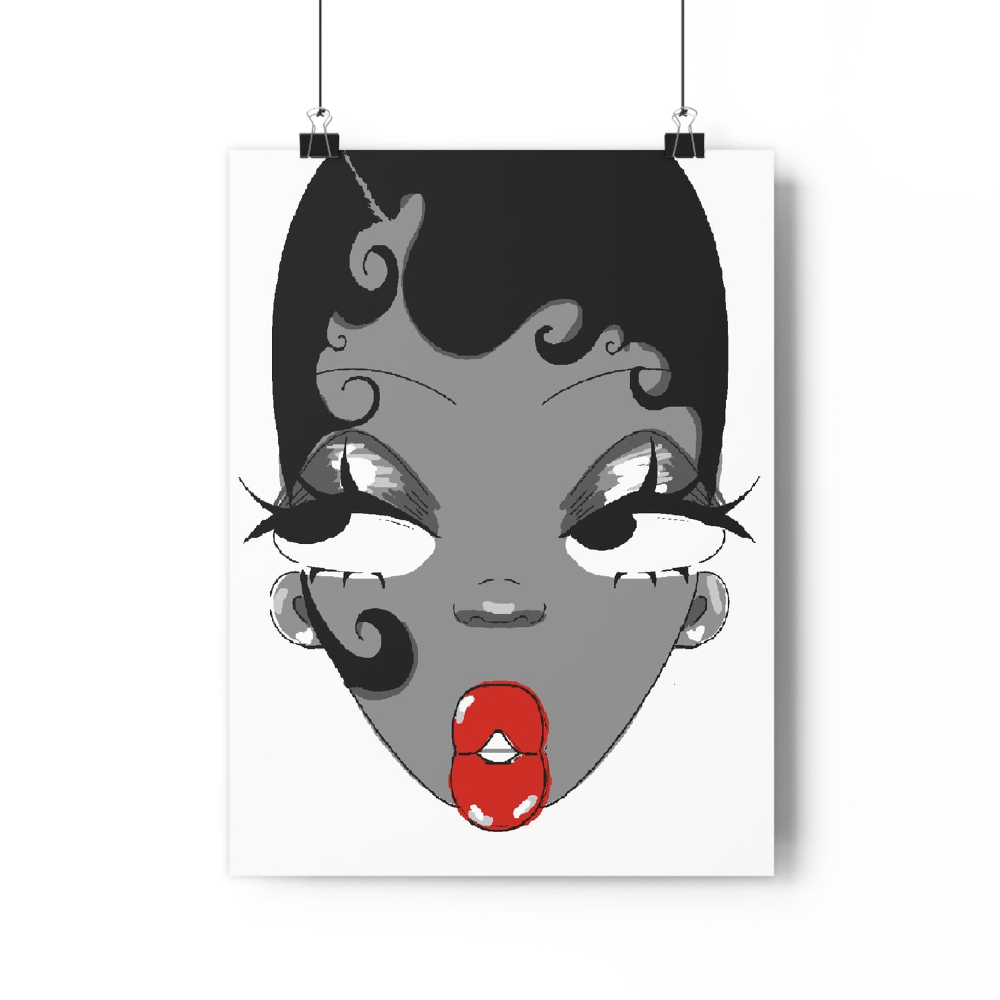 I Am Beautiful Face Print