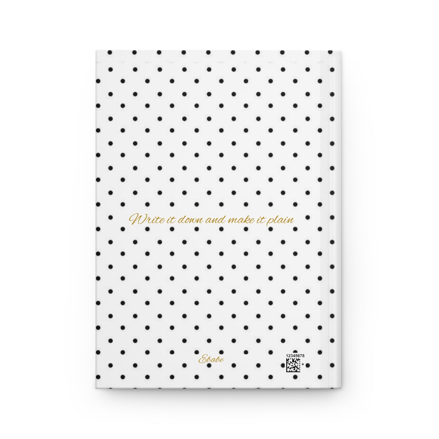 Polka dot By Gods Will, Prayer and Idea Journal