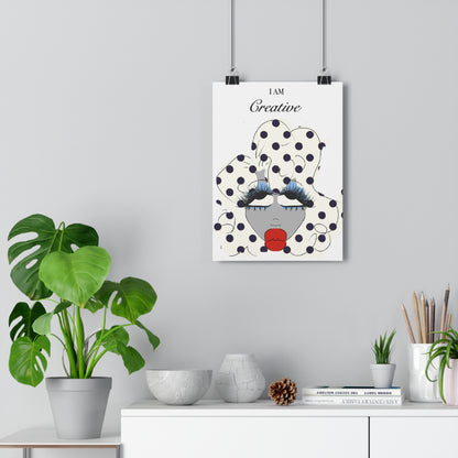 I Am Creative —Affirmation Art Print