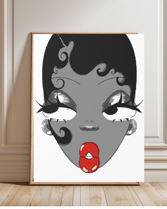 I Am Beautiful Face Print