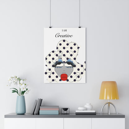 I Am Creative —Affirmation Art Print
