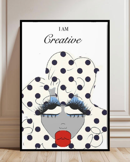 I Am Creative —Affirmation Art Print